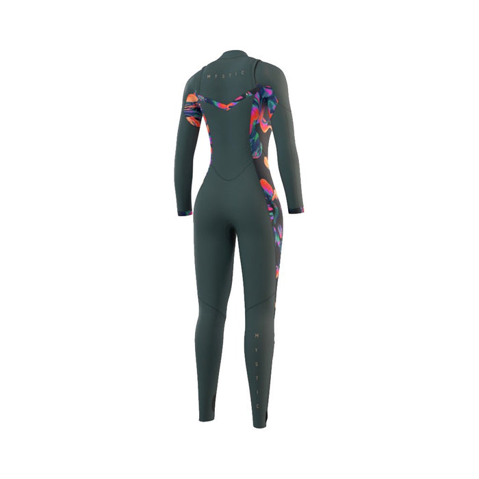 Mystic Dazzled 3/2mm Double FZip Full Wetsuit - Dark Leaf