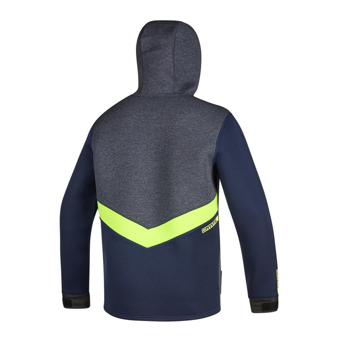 Mystic Voltage Sweat Jacket-Navy/Lime
