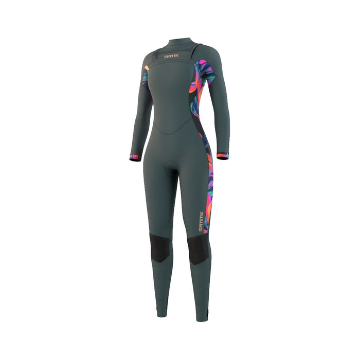 Mystic Dazzled 3/2mm Double FZip Full Wetsuit - Dark Leaf