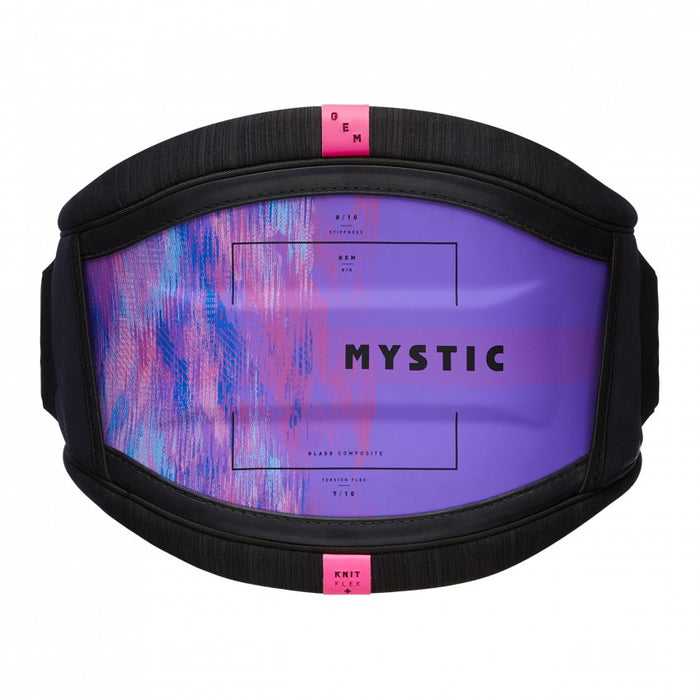 Mystic Gem BK Waist Harness - Black/Purple